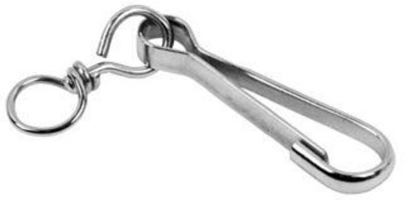 Avl aktuelle Karabiner mit 70 mm vernickeltem Wirbel