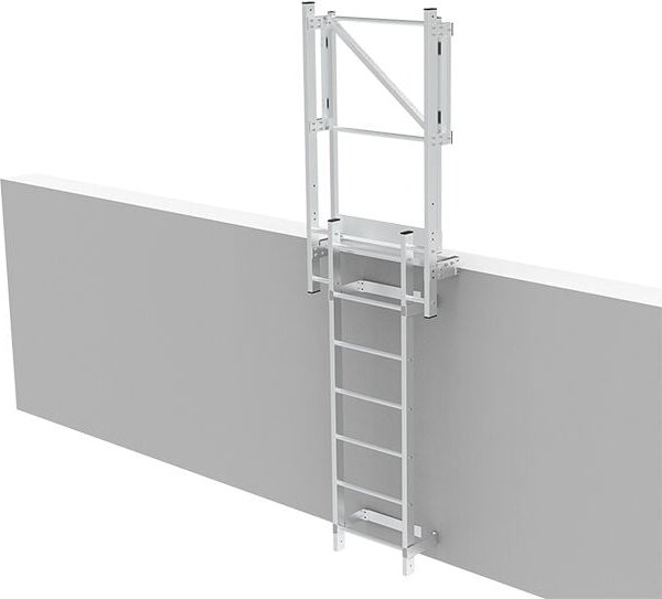 Matisère - Steigleiter für Dachzugang mit Ausstiegstufe und Türchen - Steighöhe 0.50m - CS-FSC-MPP-050