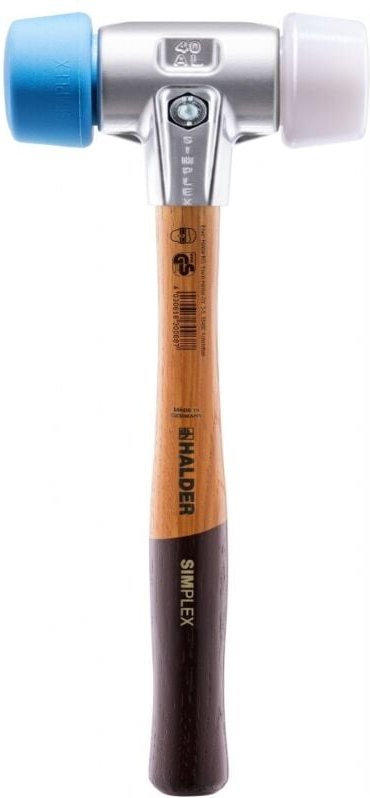 FP - Halder Simplex-Schonhammer mit Aluminiumgehäuse ø 40mm, e