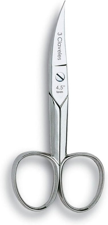 3 Claveles - 02017 Edelstahl-Nagelschere mit gebogener Klinge 3 Clavels 02017 Edelstahl-Nagelschere mit gebogener Klinge