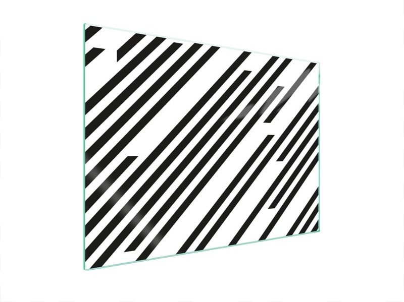 GLASSCHUTZPLATTE FÜR HERD 70x52 STREIFEN