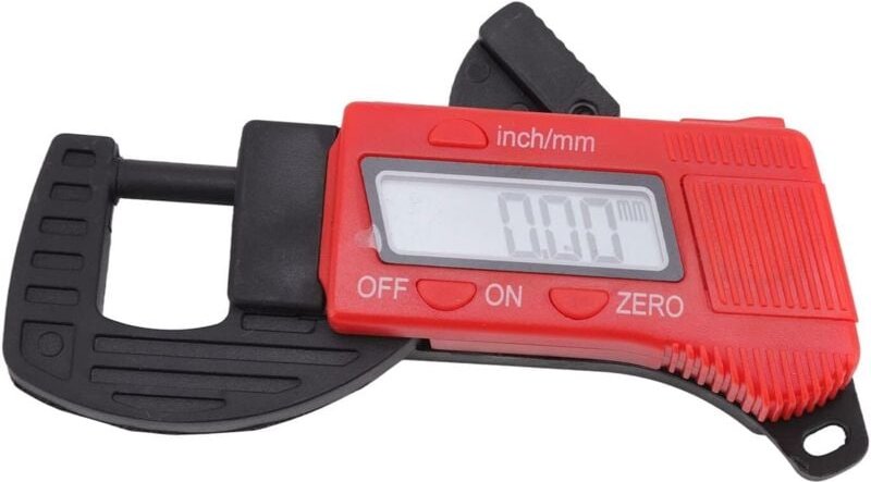 0-12,7mm D'Épaisseur Numérique Jauge, Micromètre Électronique Haute Précision 0,01 Mm/0,0005 Pouce, Mètre à Coulisse D'É...