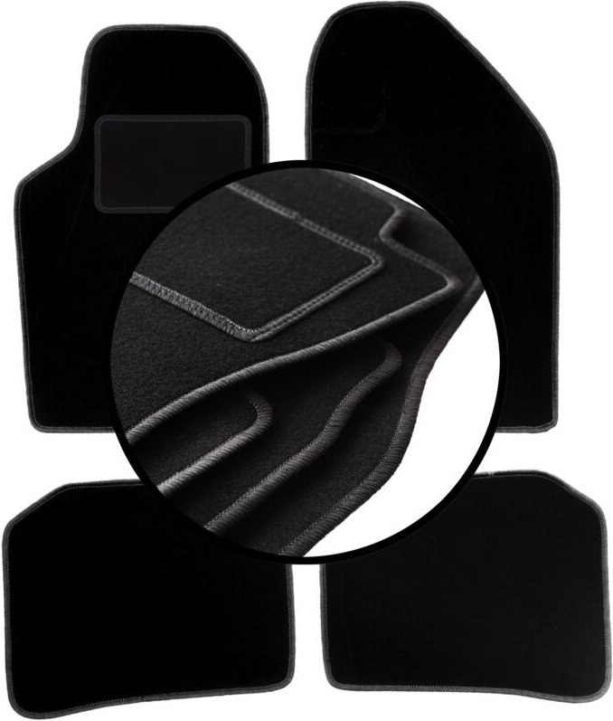 Komplettset Veloursmatten für: Alfa Romeo 164 Limousine (1988-1997)