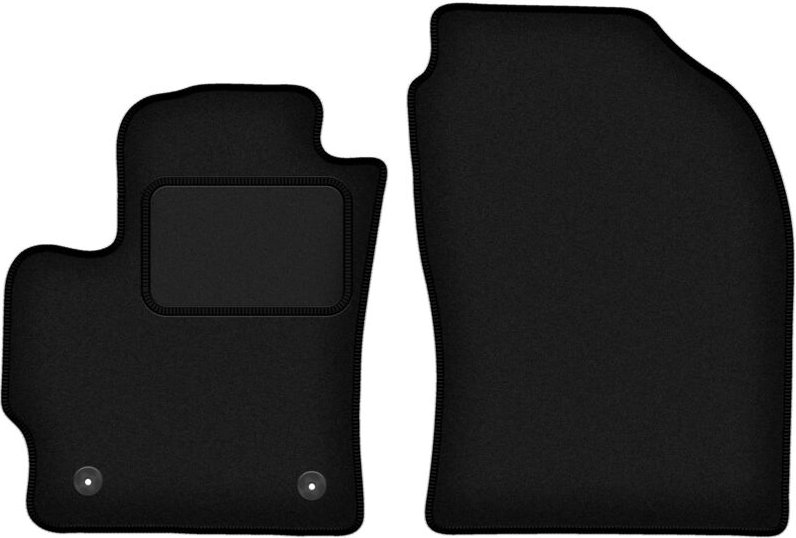 Vordere Matten schwarz für: Toyota Corolla XII / E17 Fließheck, Limousine, Kombi (2018-)
