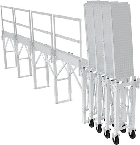 Plateforme accès camion rétractable - Longueur 9.00m - QRC/9
