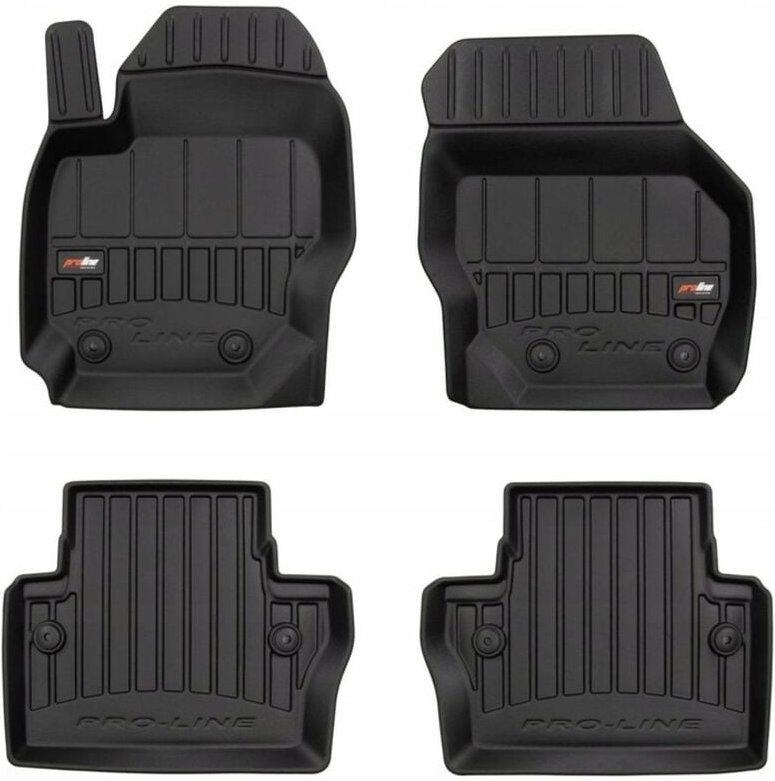 Gummimatten und Fußmatten Volvo S80 2 2006-2016 3D Mulde