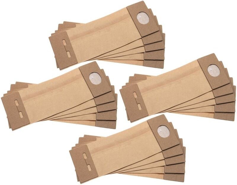 vhbw 20x Turbofilter Ersatz für Makita 193293-7 für Schwingschleifer, Exzenterschleifer - Papier-Staubbeutel Set Sandfar...