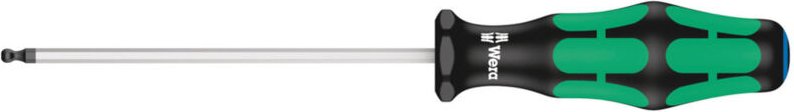 Wera 6-kant-Kugelkopfschraubendreher mit Kraftform-Heft 3 mm