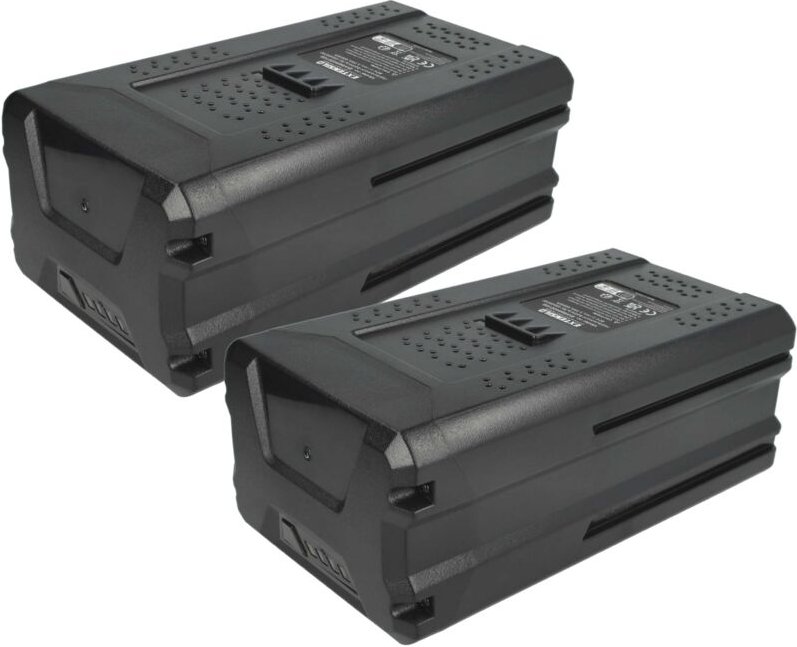EXTENSILO 2x Akku Ersatz für Stiga BT 80 Li 5.0, BT 80 Li 4.0, SBT 2580AE für Akku-Gartengerät Grasschere, Strauchschere...