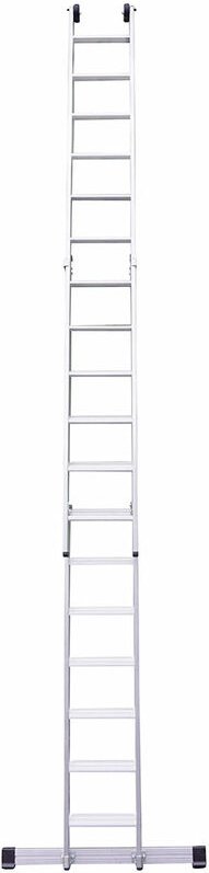 Euroline Premium 302 Stufen- Schiebeleiter 2x12 Sprossen