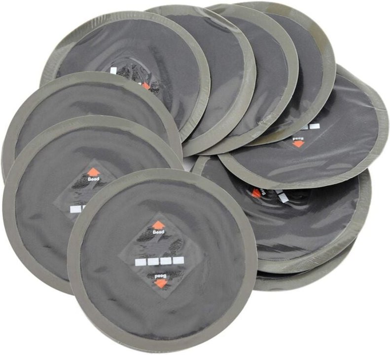 Zoternen - Reifenreparaturflicken, 10 Stück 90 mm Naturkautschuk-Pannenreparaturflicken für Autoreifen, Kaltreparaturfli...