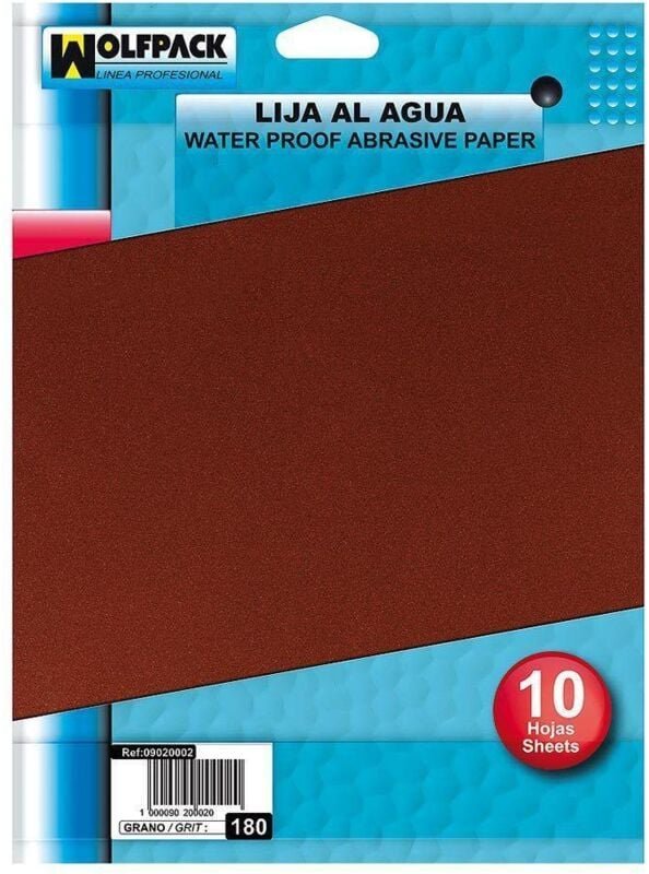 400 Körnung Wasserschleifpapier (Packung mit 10 Blatt)
