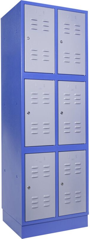 Güde - Schliessfachsäule 5 stabile Türen Zylinderschloss Schliessfach Spind Spint