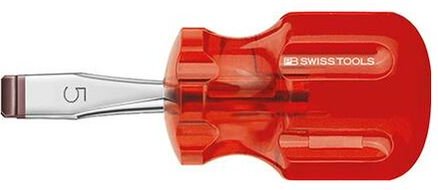 Pb Swiss Tools - Schraubendreher Stubby Schlitz 6,5x1 x 30mm, Classic