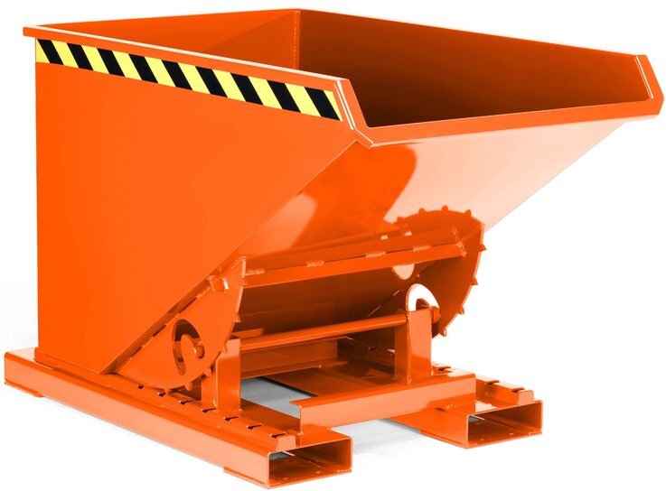 R+R Industrietechnik Abrollkipper Typ RAM-120 1070x1800x825mm 1200dm³ RAL 2004 Reinorange