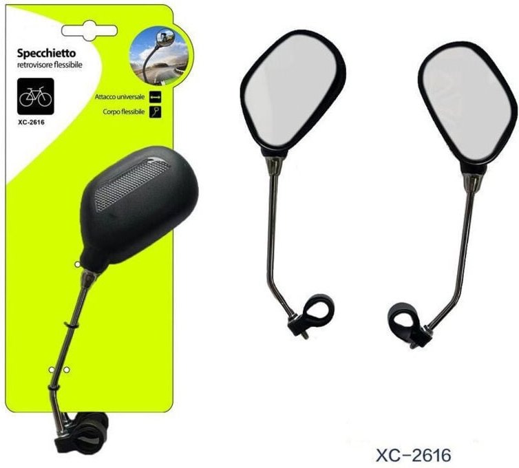 Trade Shop Traesio - Trade Shop - spezial retrovisour flessible attacco universale für bicicletta XC2616 -