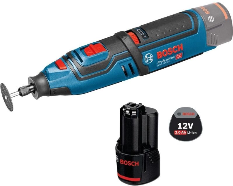 Bosch - Akku-Rotationswerkzeug gro 12V-35 / 1x 2,0 Ah Akku