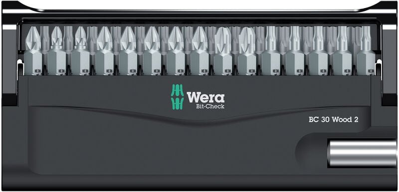 Bit-Set 30tlg. Wood - Wera