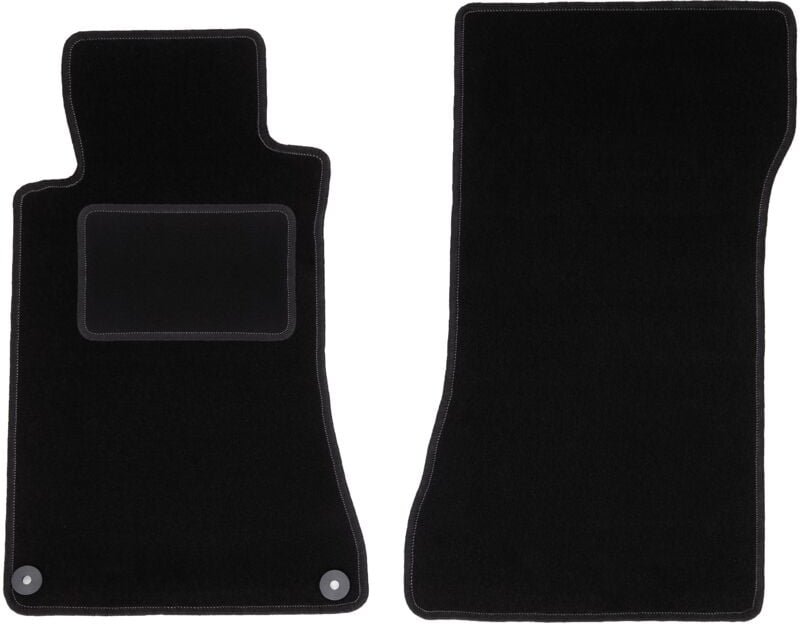 Vordere Matten schwarz für: Mercedes C W203 Limousine, Kombi (2000-2008)