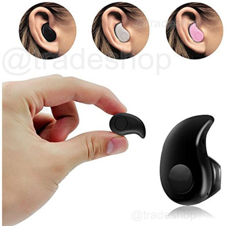 Trade Shop Traesio - Trade Shop - mini drop bluetooth kopfhörer anti-störung mikrofon für smartphone tablet -