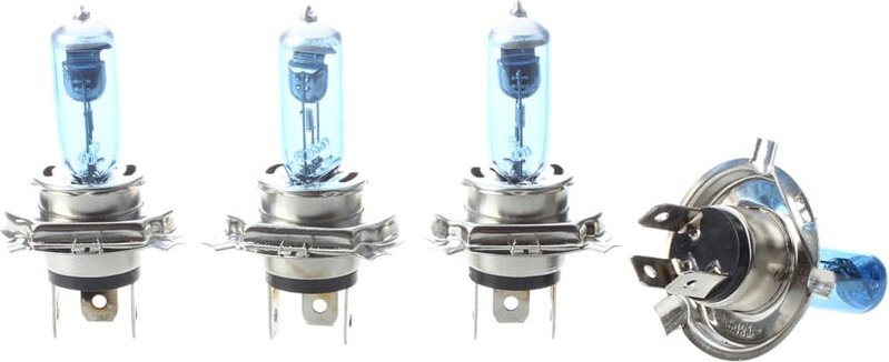 Tlily - 4x H4 Halogenlampe Birne Lampe Licht Leuchtmittel kfz Auto pkw 12V 100W 5000k