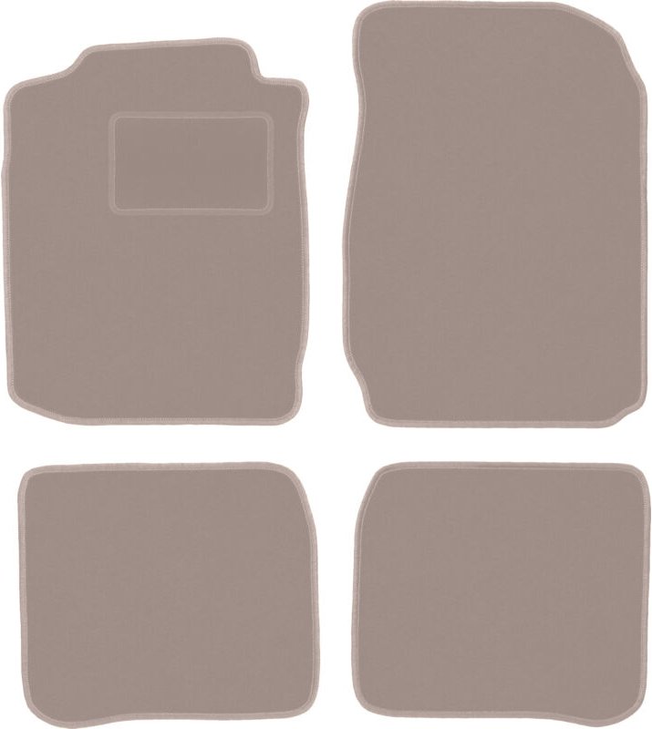 Beige Veloursmatten für: Toyota Corolla E11 Fließheck (1997-2001)