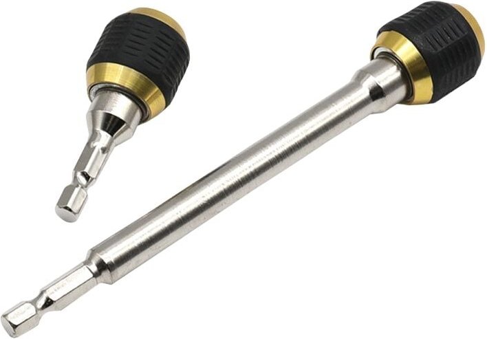 2 Stück Sechskantschaft-Bohreradapter 60 mm/150 mm, Wechsel-Bithalter, Schnellwechsel-Konverter-Adapter für Verlängerung...