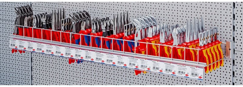 KNIPEX 00 19 34 7 Wanddisplay für 18 x 6 Zangen