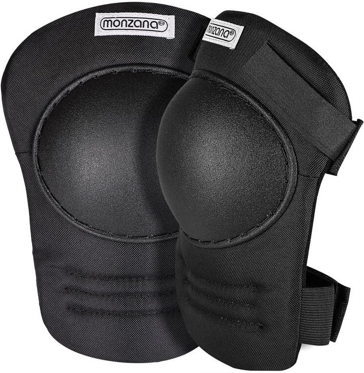 Monzana Knieschoner stufenlos verstellbar 1 Paar Knieschützer Kniepolster leichtgewichtiger Knieschoner