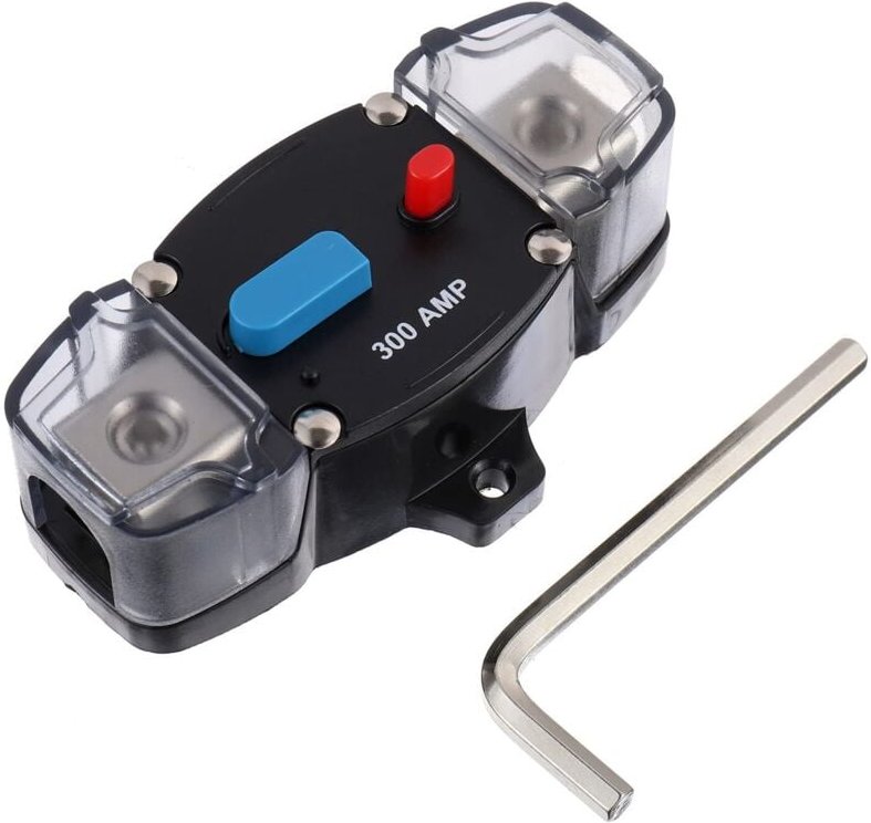 Thumbnail - Jalleria - 300 a 12–48 Volt DC-Leistungsschalter mit Selbstwiederherstellung und manueller Reset-Taste für Auto, Wohnmob...