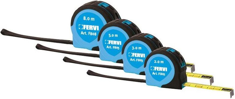 Massband 2 m mit Bremse Fervi f802