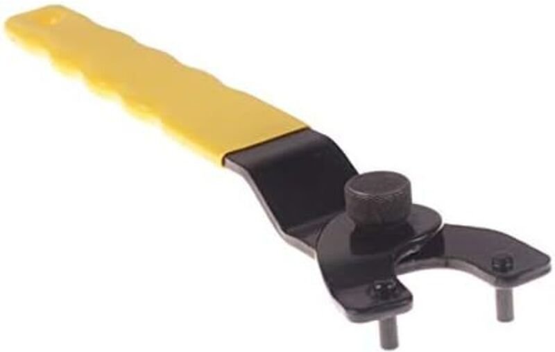 190 mm verstellbarer Y-förmiger Spindelschlüssel mit Kunststoffgriff für Winkelschleifer