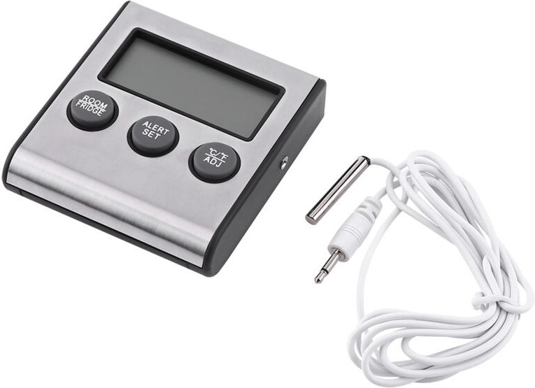 Jeffergarden - Neues digitales LCD-Raumthermometer für Kühlschranktemperatur, Kühlschrank und Gefrierschrank mit Magnet ...