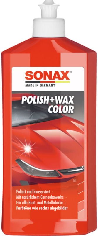 Polish & Wax Color rot 500ml Autopflege - Sonax