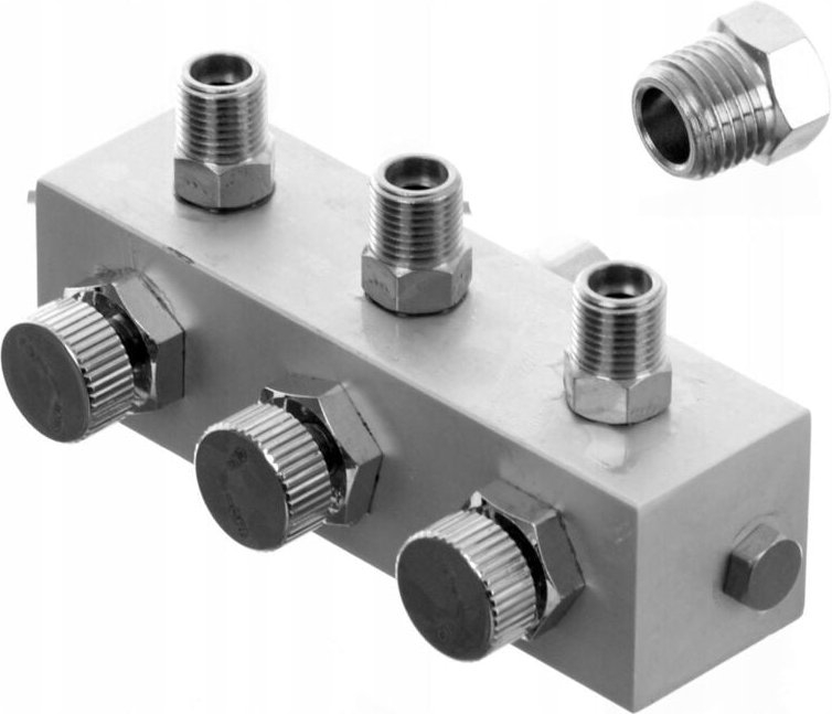 Luftverteiler Für Pneumatische Airbrushes 3x 1/8 1x 1/4 Gewinde