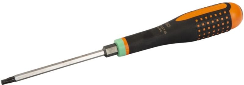 Bahco ERGO Schraubendreher TORX mit durchgehender Klinge und schlagfestem Griff, T20 x 100 mm, Einzelhandelsverpackung