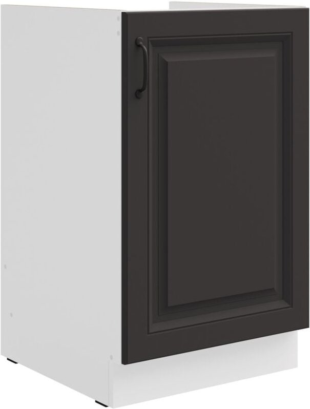 Küchen Preisbombe - Spülenschrank 50cm Stilo Grau Küchenzeile Küchenblock Küche Landhaus Einbauküche