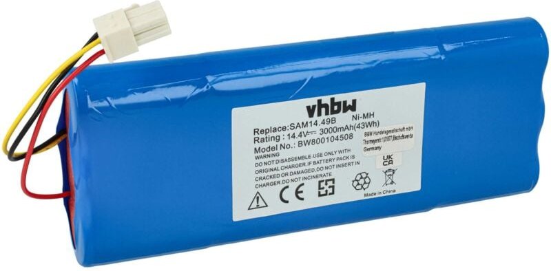 1x Akku kompatibel mit Samsung Navibot VC-RA50VB, SR9630, VC-RE70V, VC-RA52V, VC-RA84V Home Cleaner Heimroboter (3000 mA...