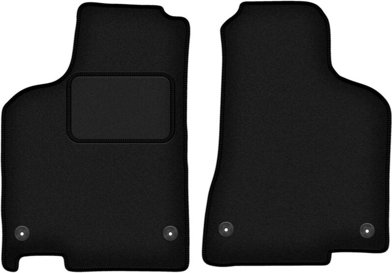 Vordere Matten schwarz für: Volkswagen Lupo 3L Fließheck (1997-2005)