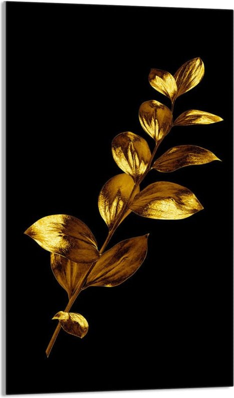 Glasschneidebrett 30x52 Gold