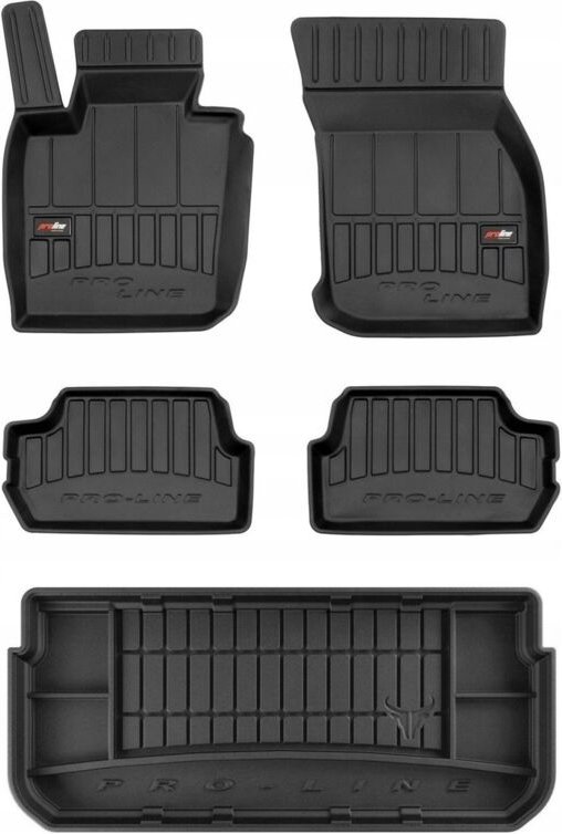SET 3D Gummi Kofferraummatten für Mini Cooper S HB ab 2014-