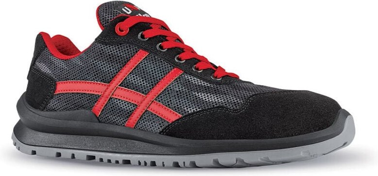 Sicherheitsschuhe niedrig SENNA S1P SRC - Schwarz/Rot 39