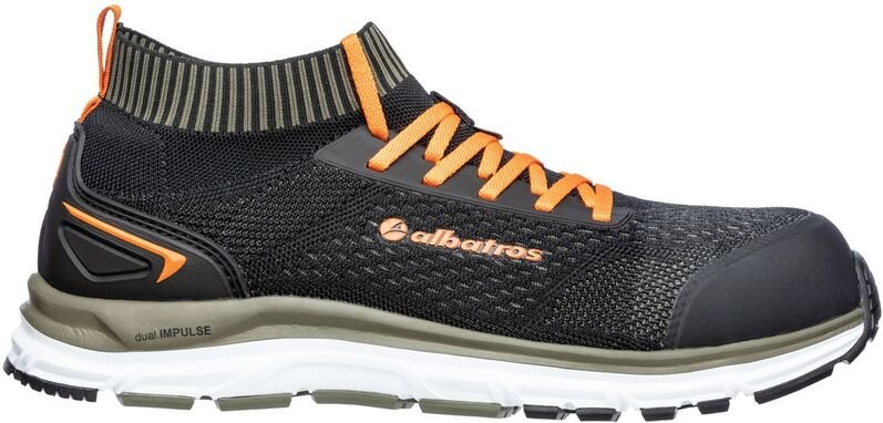 FP - Albatros Ultimate Impulse Olive Low S1P esd hro sra Strick Arbeitsschuhe - 40 eu
