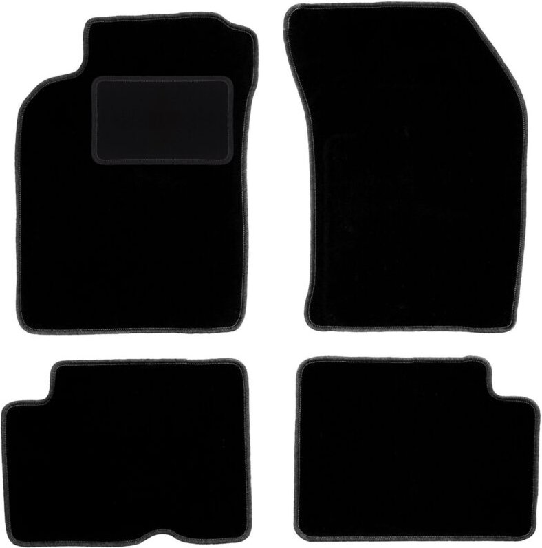 Schwarze Veloursmatten für: Nissan Almera N15 Fließheck, Limousine (1995-2000)