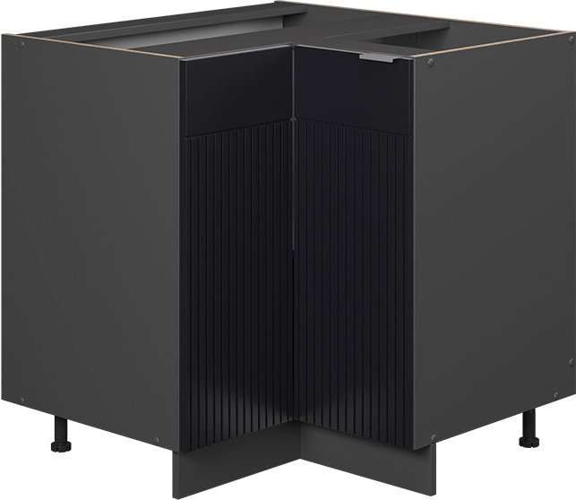 Thumbnail - Vicco - Küchenschränke Fame-Line, Schwarz gestreift, 80.5 cm ohne Arbeitsplatte