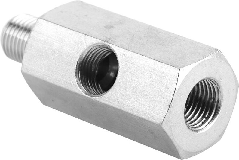 Zoternen - NPT-Adapter, Männlich auf Weiblich, Öldrucksensor-Adapter, NPT-T-Stück, Männlich auf Weiblich, 1/8 Zoll auf M...