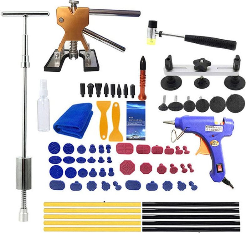 Auto-Dellenreparaturwerkzeug, Karosserie-Blechzieher, Dellenreparaturset, Hagelschäden