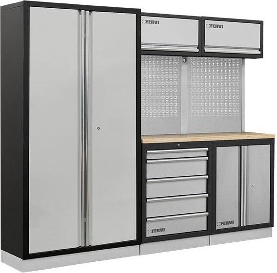 Fervi - Modulare Mobel Werkstattmobel Banke Schranke Schubladen a007t