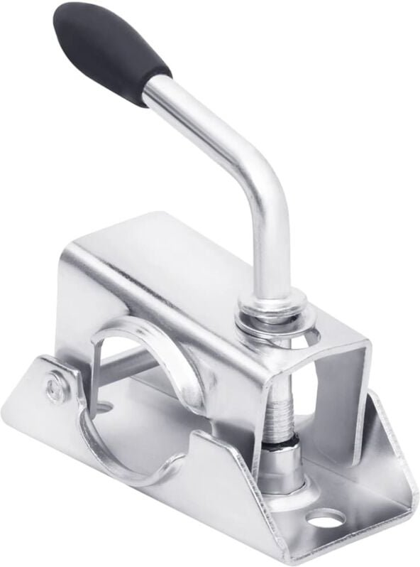 Stützradklemme 13,5x6,5x14 cm Verzinkter Stahl Vidaxl