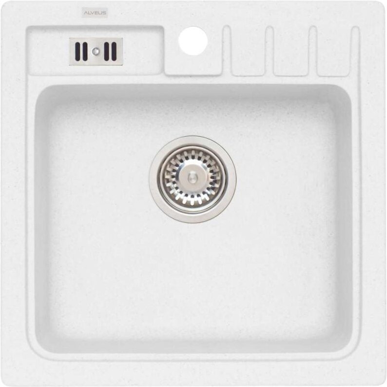 Alveus - Niagara - Granit-Spüle 47x47 cm, arctic 1100885